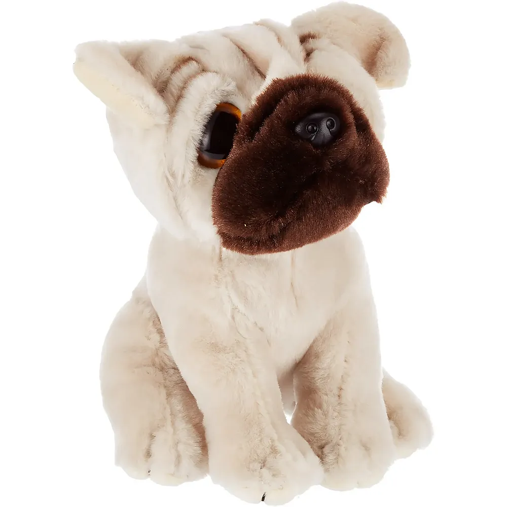 meinspielzeug - Heunec Misanimo Mops sitzend - 18 cm | Hunde Pl�sch