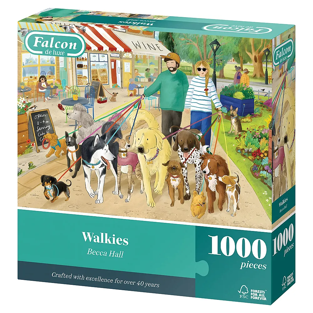 Falcon Puzzle Becca Hall Walkies 1000Teile
