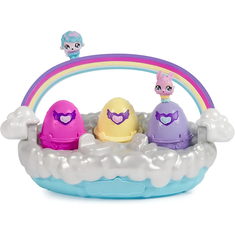 Spin Master Hatchimals Alive Fr�hlingsk�rbchen - mit 3 selbstschl�pfenden Eiern und insgesamt 6 Tierchen f�r fantasievollen Spielspass, Ostergeschenk f�r Kinder ab 3 Jahren