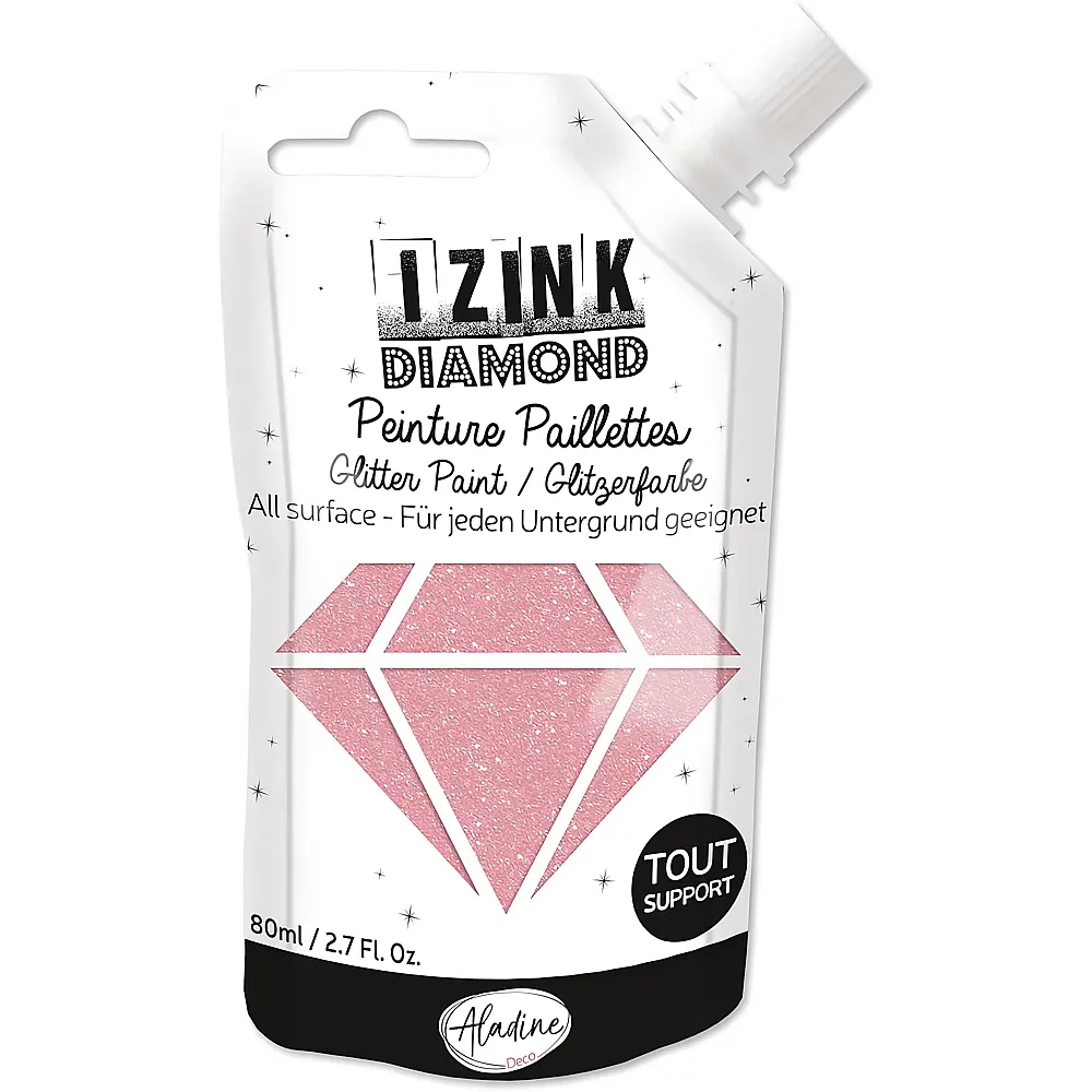 Aladine Izink Izink Diamond Rosa - 80 ml | Farbe & Kreide