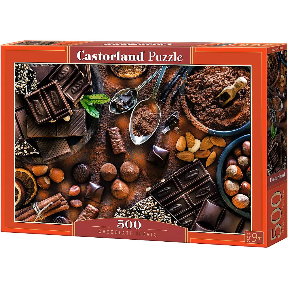 Castorland Puzzle Schokoladen-Leckereien 500Teile