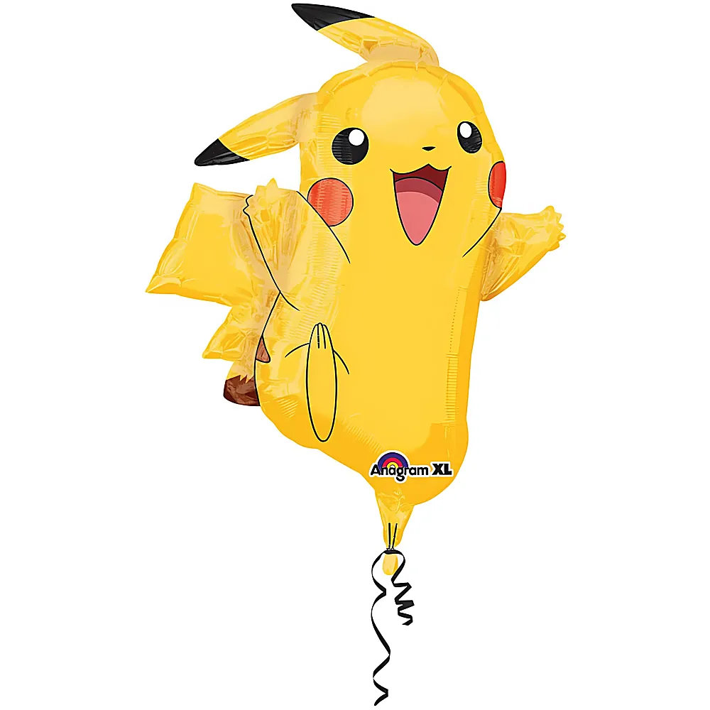 Amscan Pokmon Folienballon Pikachu 62x78cm | Kindergeburtstag