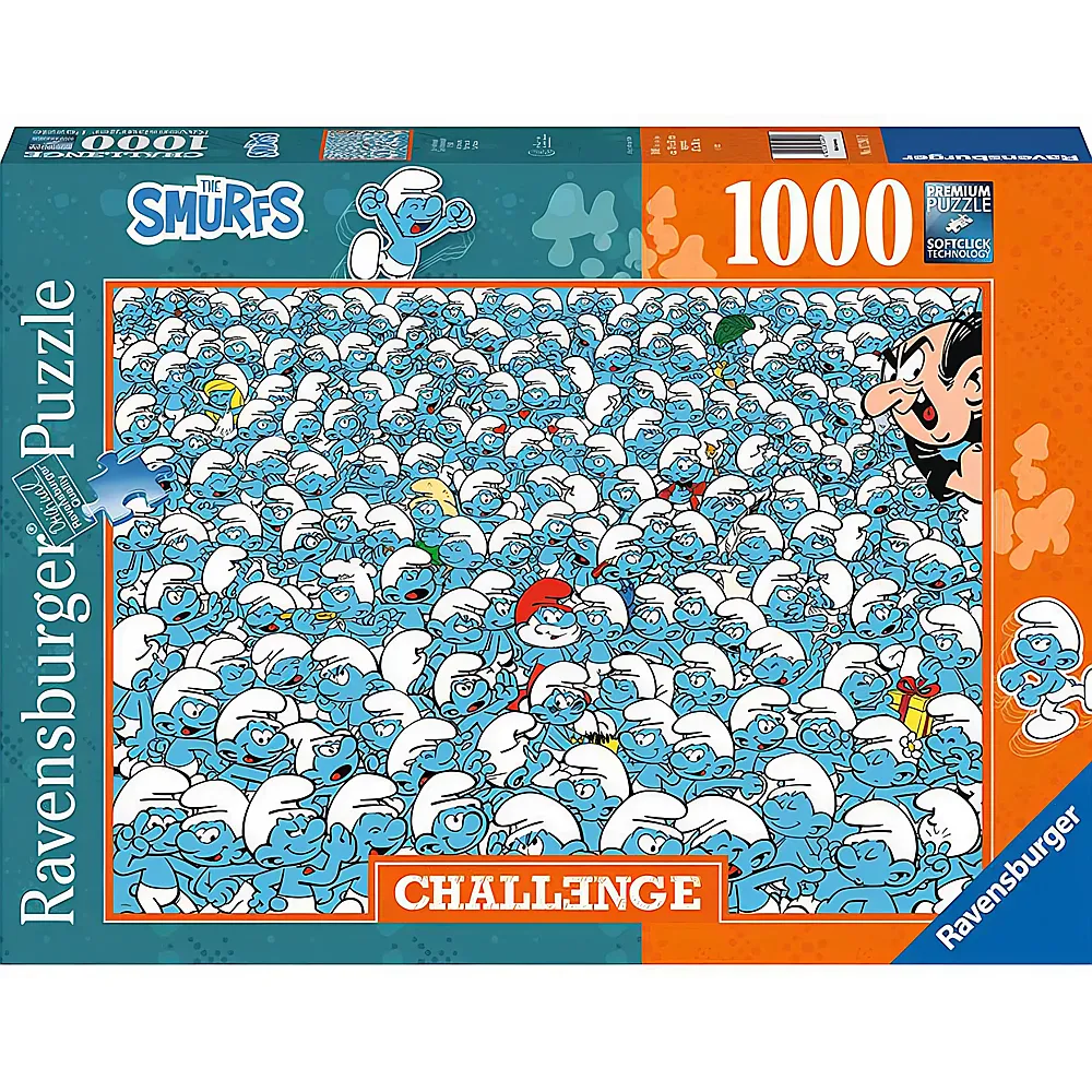 Ravensburger Puzzle Die Schlmpfe Challenge 1000Teile