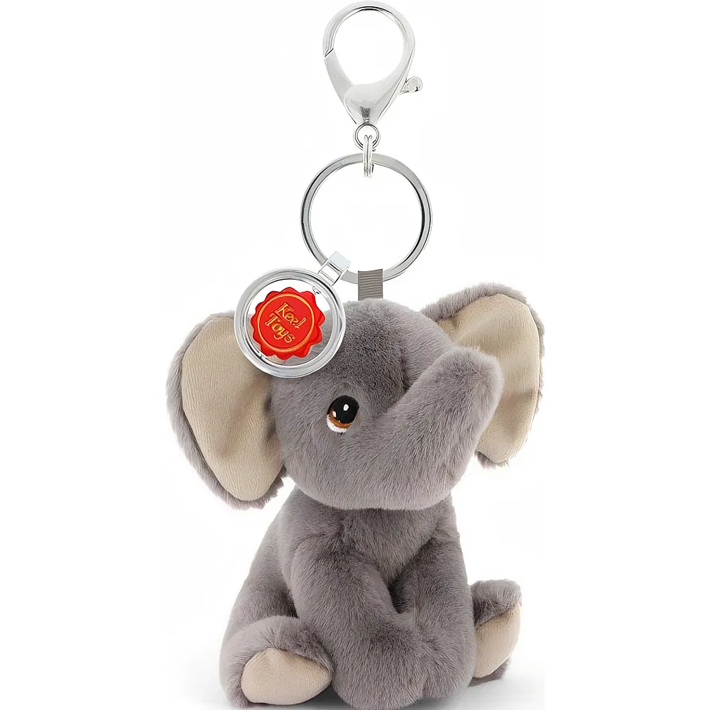 meinspielzeug - KeelToys Keeleco Schl�sselanh�nger Elefant - 12 cm | Accessoires