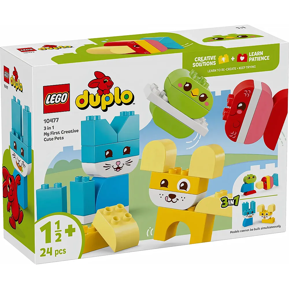 LEGO DUPLO DUPLO Mein Erstes 3-in-1 Kreative Tiere 10477