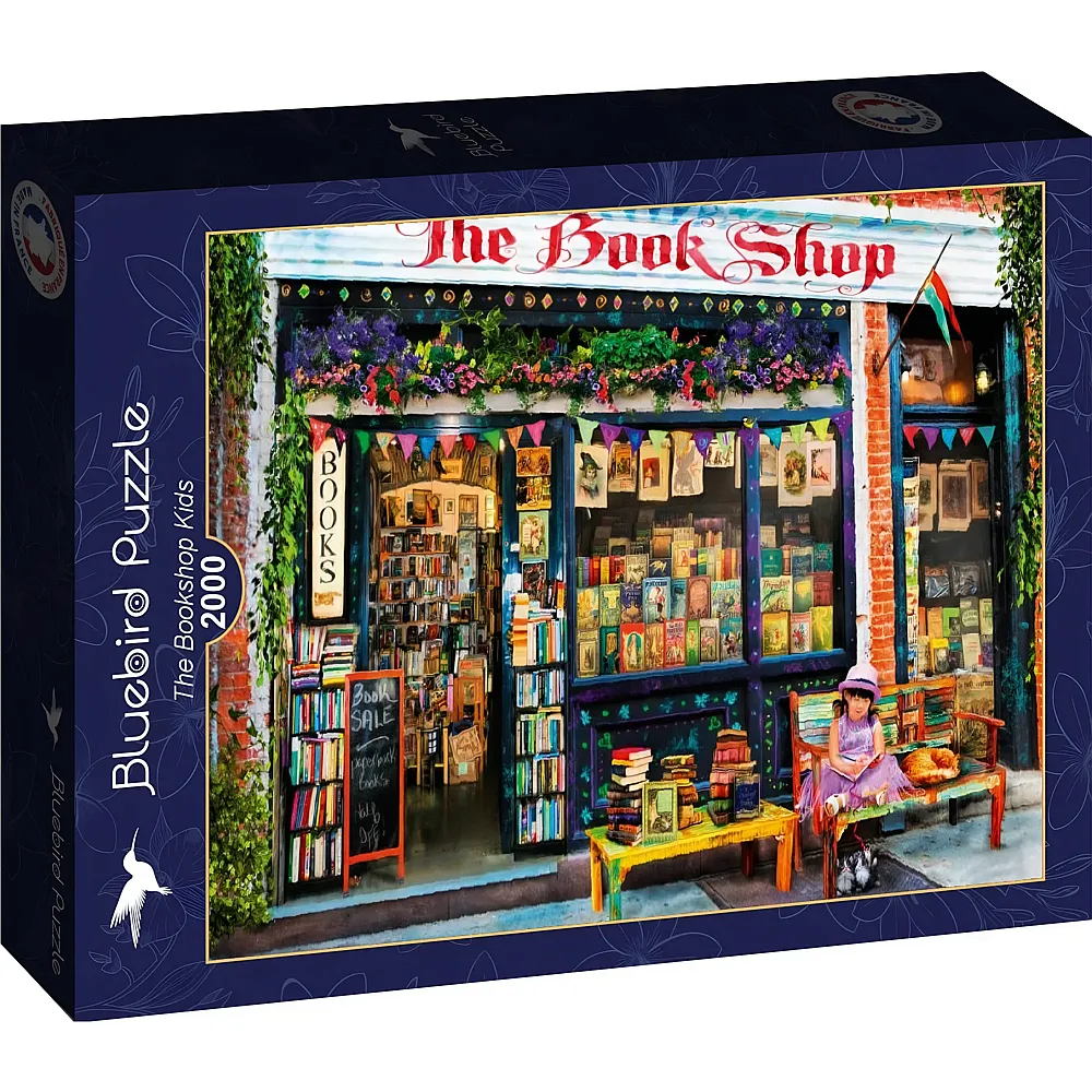 Bluebird Puzzle Aimee Stewart The Bookshop Kids - 2000 Teile