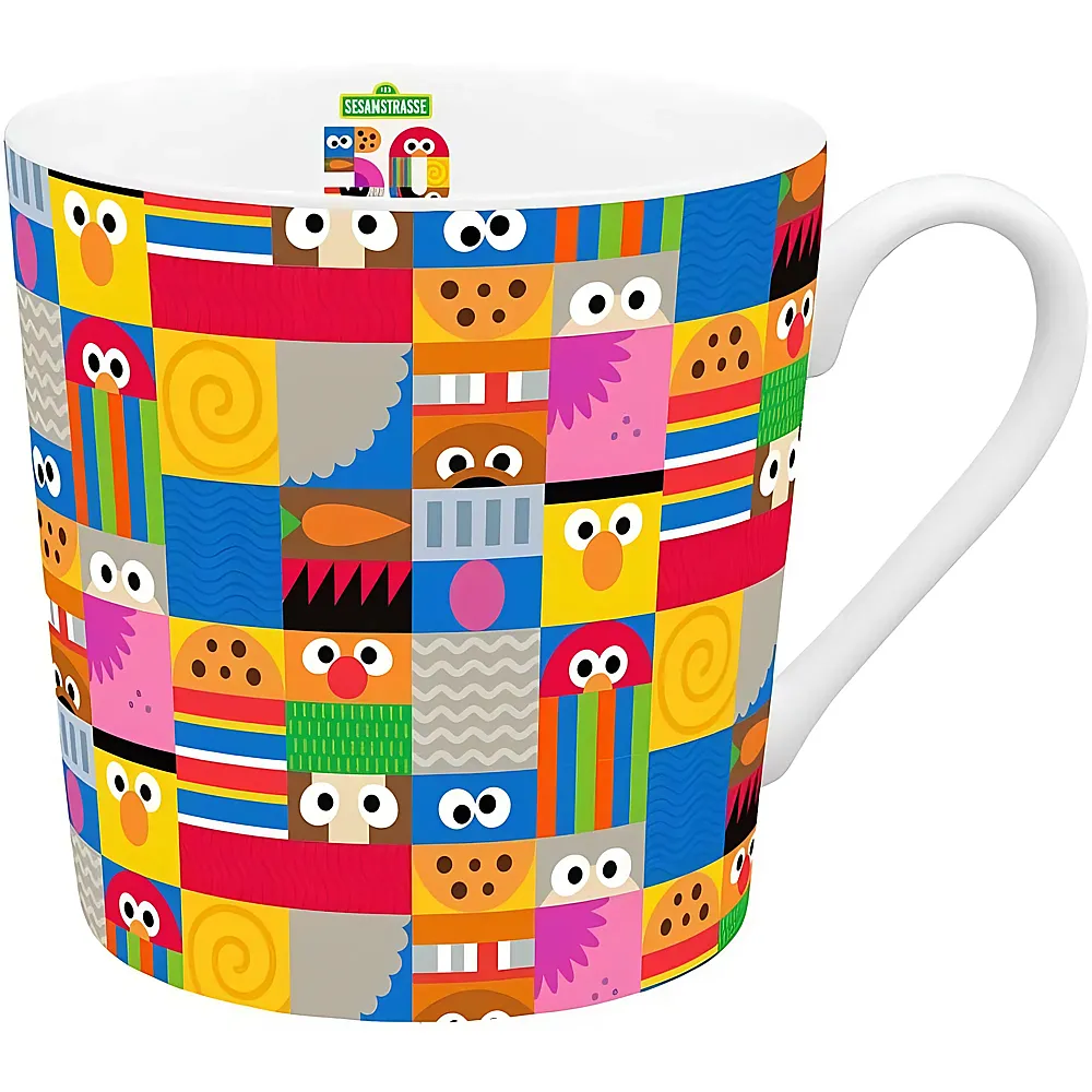meinspielzeug - Geda Labels Tasse Sesamstrasse Jubil�um 350ml | Essen & Trinken
