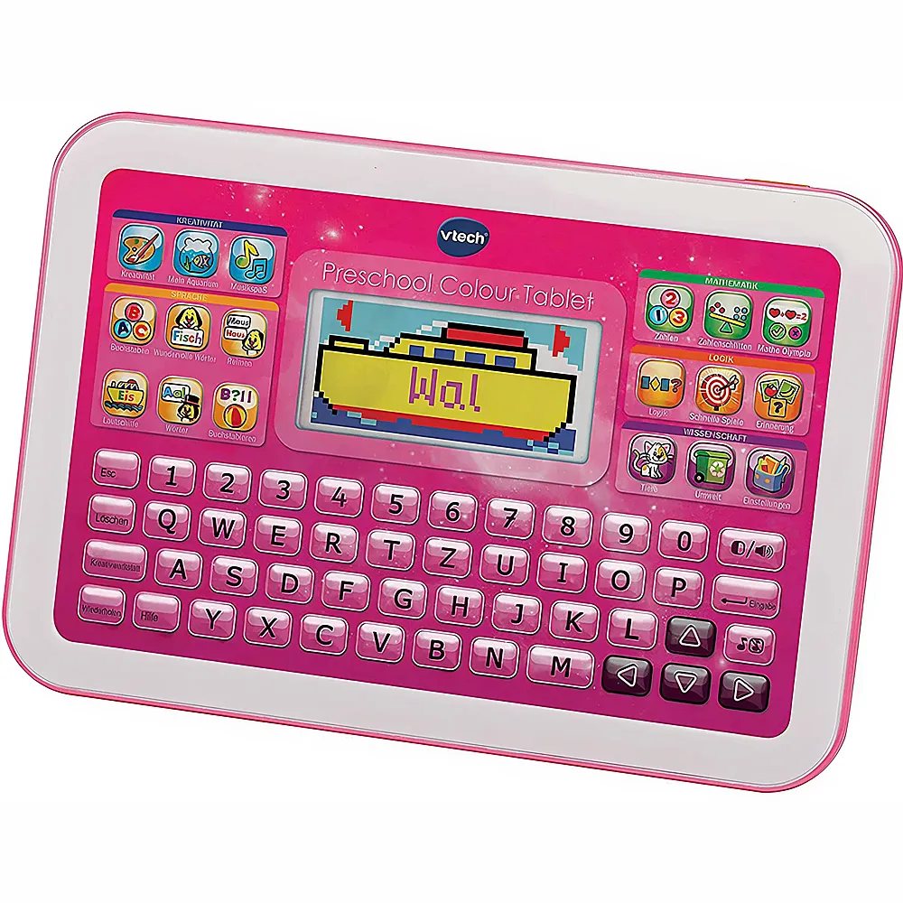 vtech Ready Set School Preschool Colour Tablet Pink DE