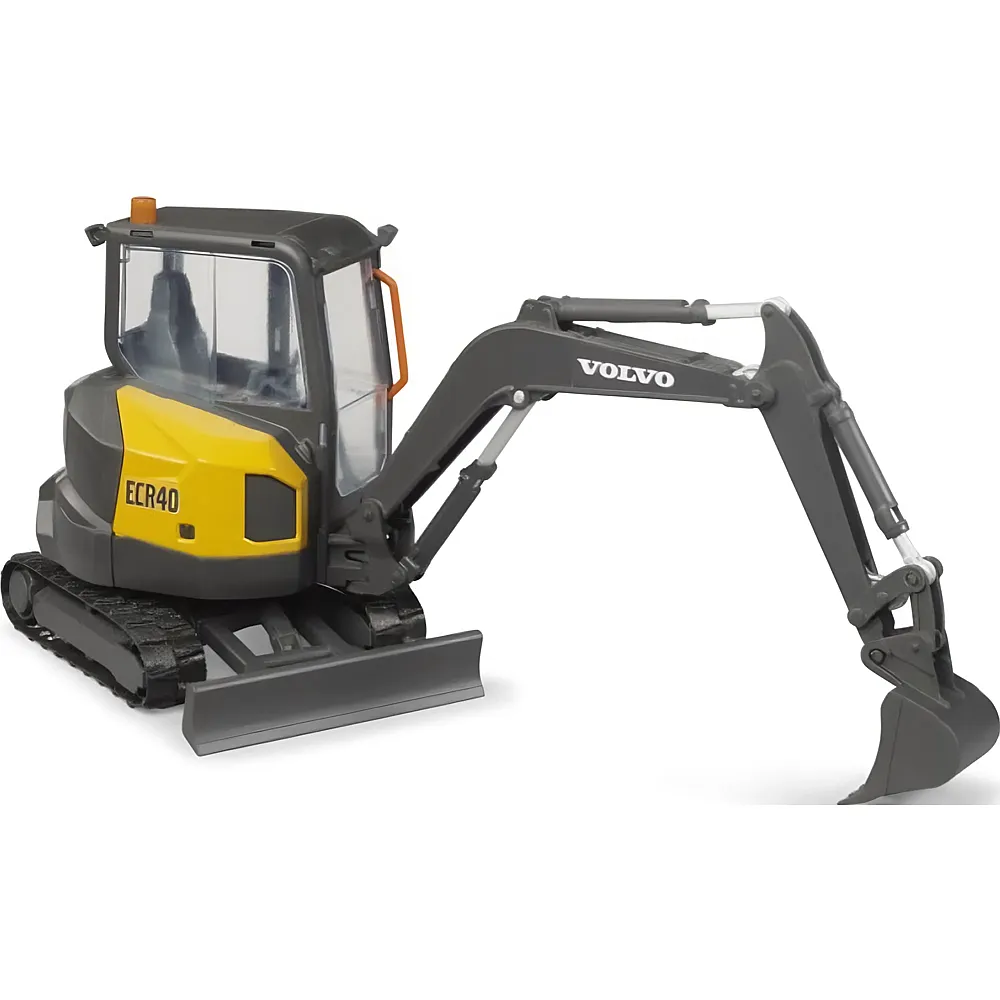 meinspielzeug - Bruder Volvo Kompaktbagger ECR40 | Baumaschinen
