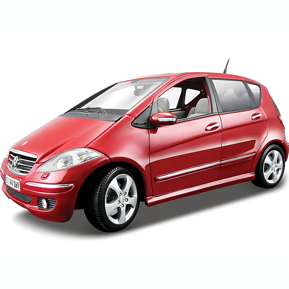 Maisto 1:18 Special Edition Mercedes-Benz A-Class 4-trig Rot/Silber | Die-Cast Modelle