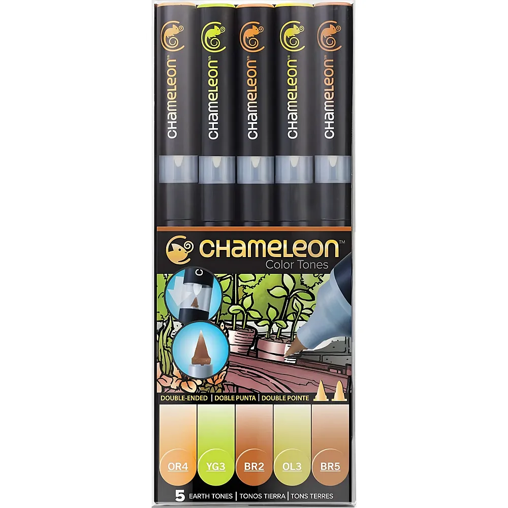 Chameleon 5-pen Earth Tones Set
