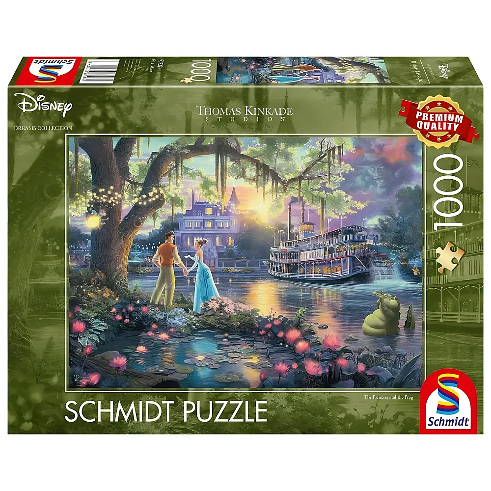Schmidt Puzzle Thomas Kinkade The Princess and the Frog