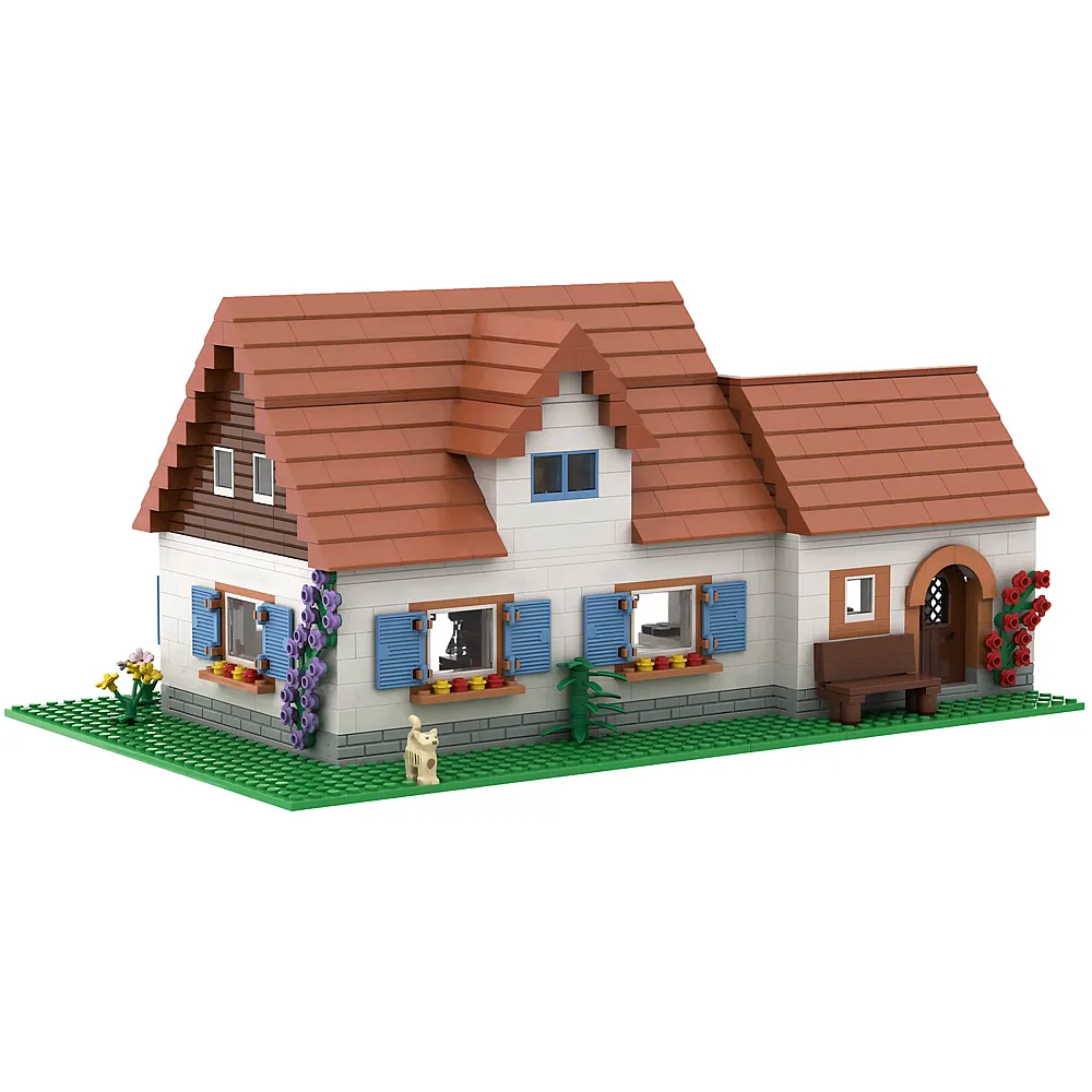 meinspielzeug - Brixies Plus Bauernhaus 1122Teile | Klemmbausteine