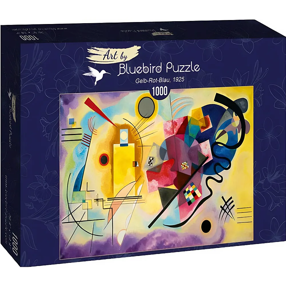 Bluebird Puzzle Vassily Kandinsky - Gelb-Rot-Blau, 1925 - 1000 Teile