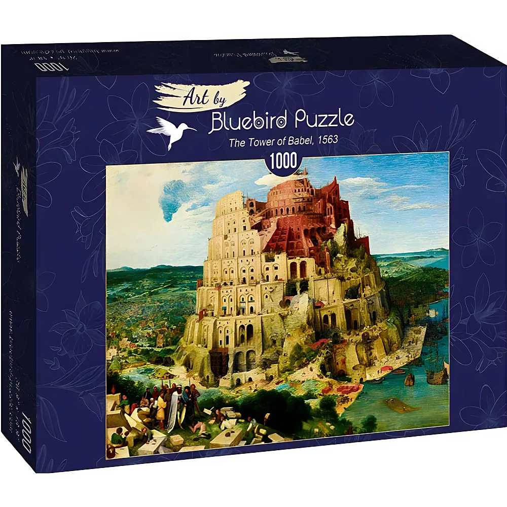 Bluebird Puzzle Pieter Bruegel - The Tower of Babel, 1563 - 1000 Teile