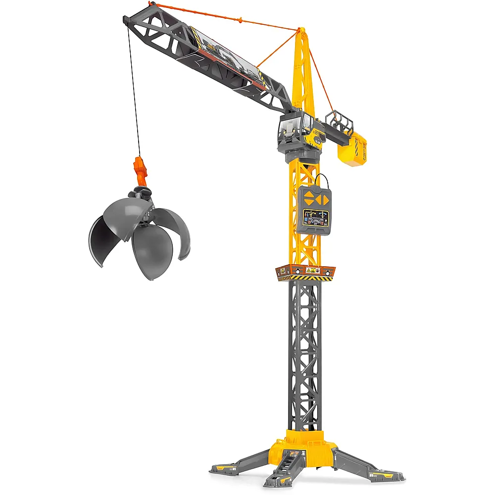 Dickie Mighty Crane - Spielzeug-Kran mit 360-Drehung