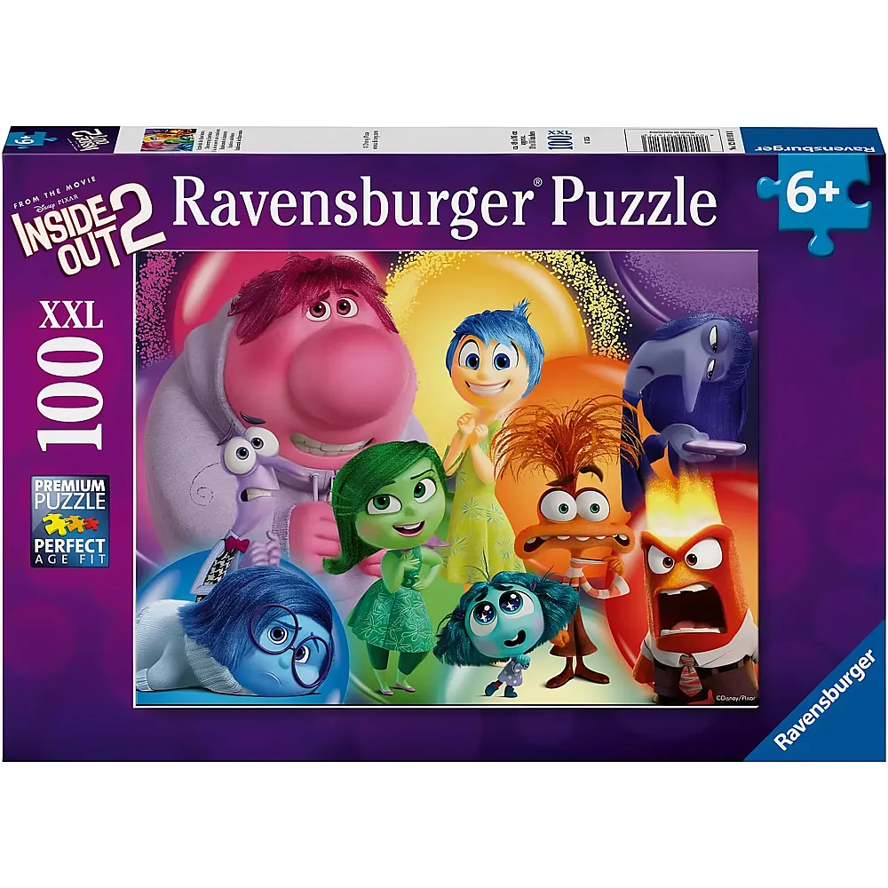Ravensburger Puzzle Inside Out 2 - 100 Teile - Puzzle 10-104 Teile
