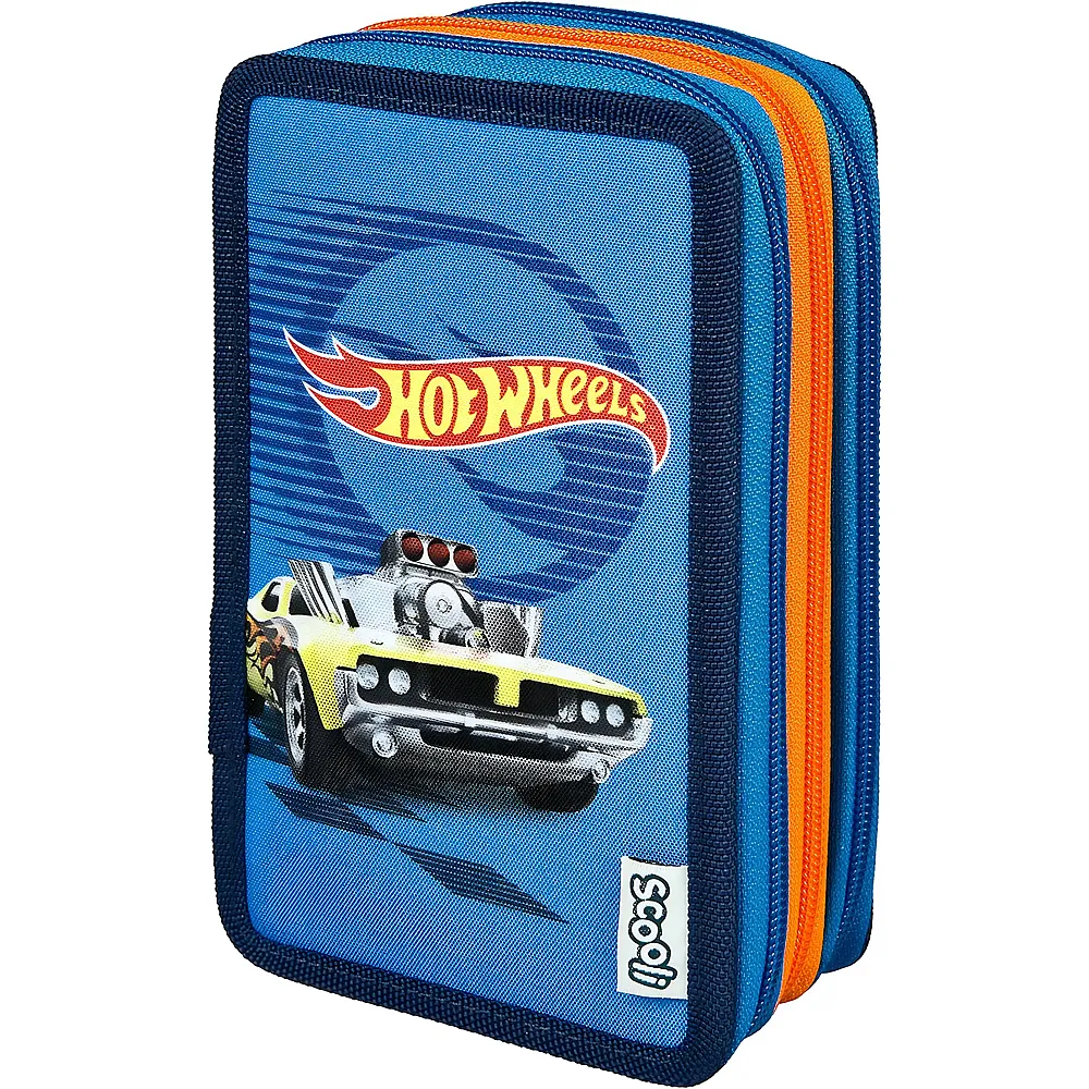 Scooli Sch�leretui Tripledecker Hot Wheels