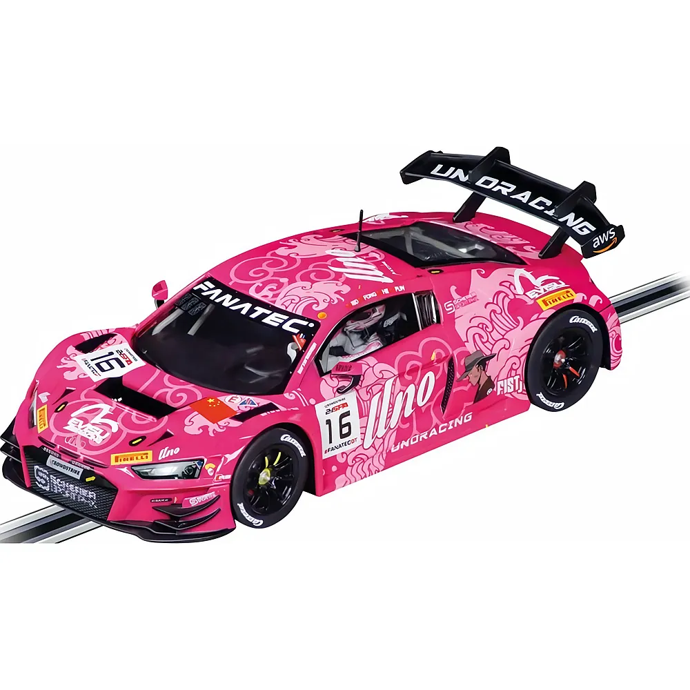 Carrera Digital 124 Audi R8 LMS GT3 evo, No.16 Uno Racing Team | Rennbahn Fahrzeuge