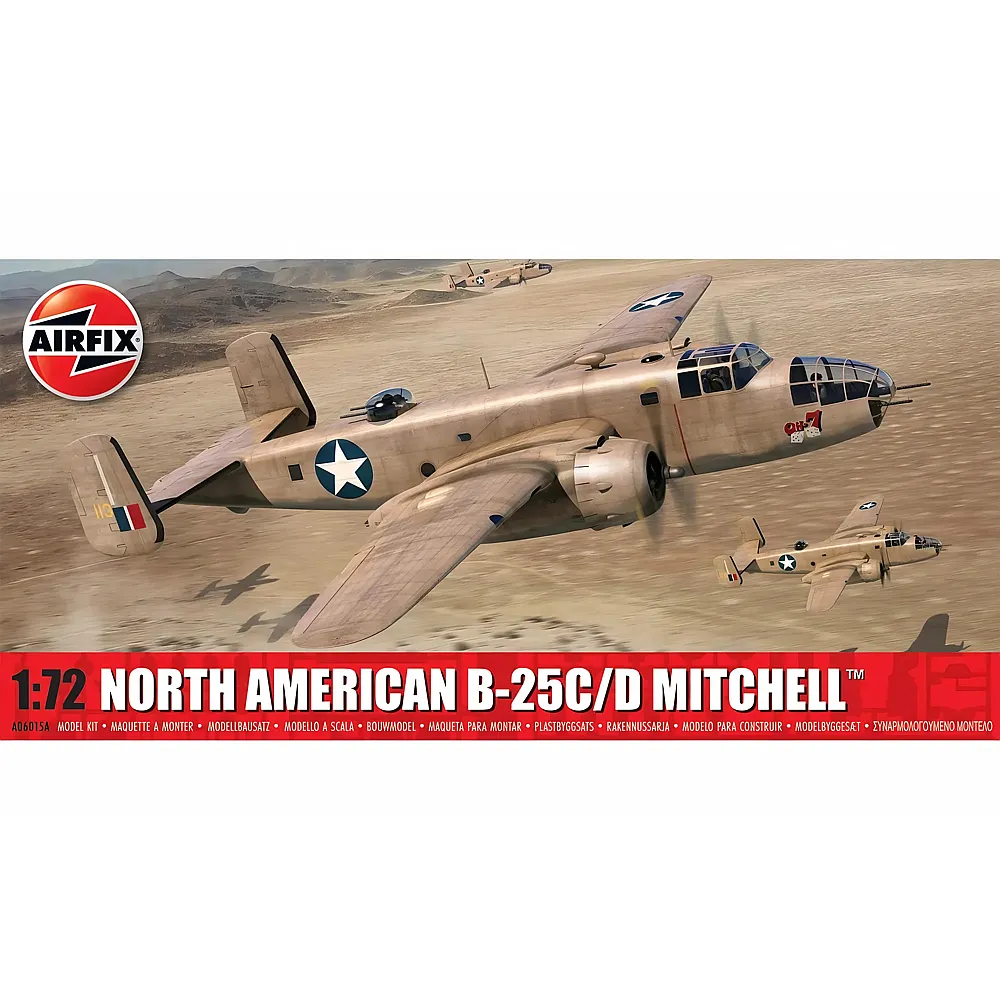Airfix North American B-25C/D Mitchell 165Teile