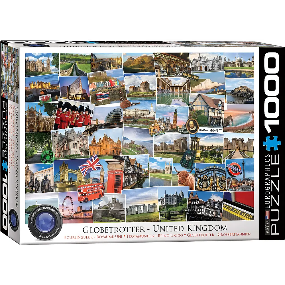 Eurographics Puzzle Globetrotter Vereinigtes K�nigreich - 1000 Teile