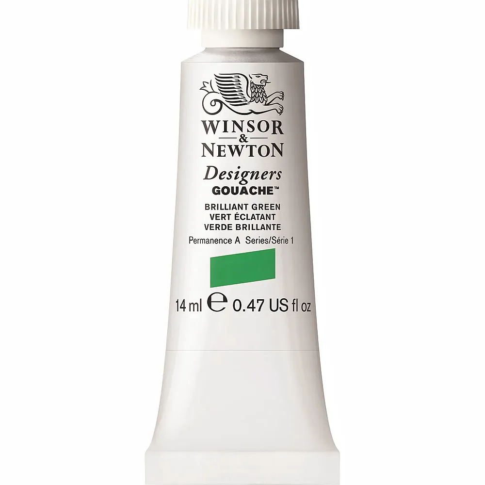 meinspielzeug - Winsor & Newton W&n Designers Gouache 14ml Tube Brillantgrn