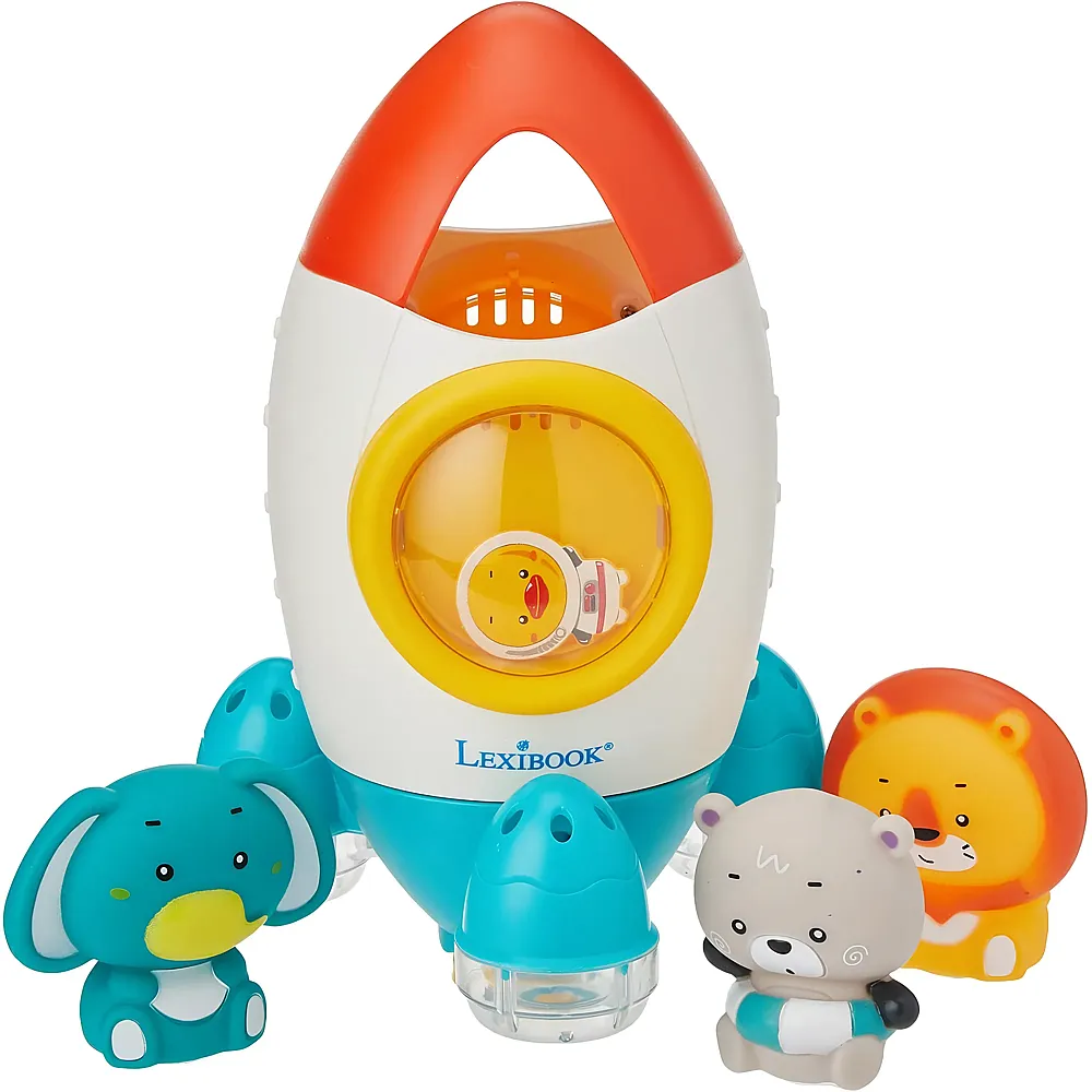 Lexibook Weltraumrakete Badespielzeugset mit 3 Spielfiguren