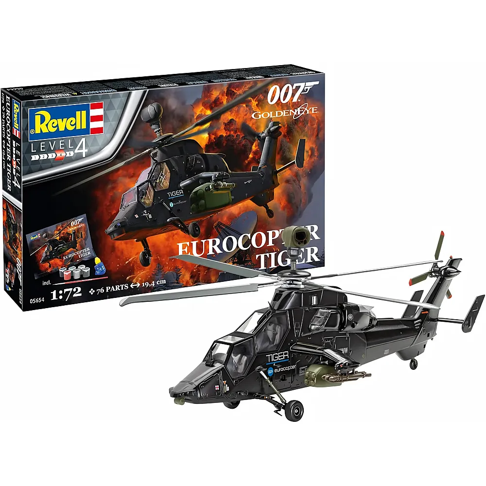 Revell Modellbausatz James Bond Eurocopter Tiger | Modellbausatz Milit�r