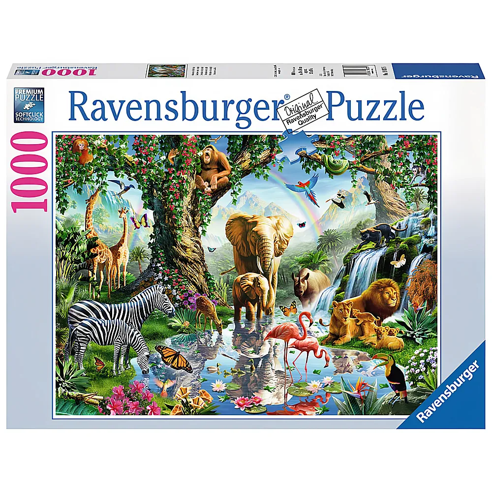 Ravensburger Puzzle Abenteuer im Dschungel 1000Teile