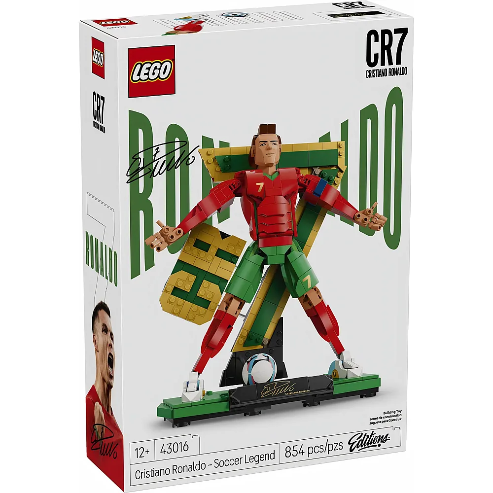 LEGO Editions Cristiano Ronaldo  Fussballlegende 43016
