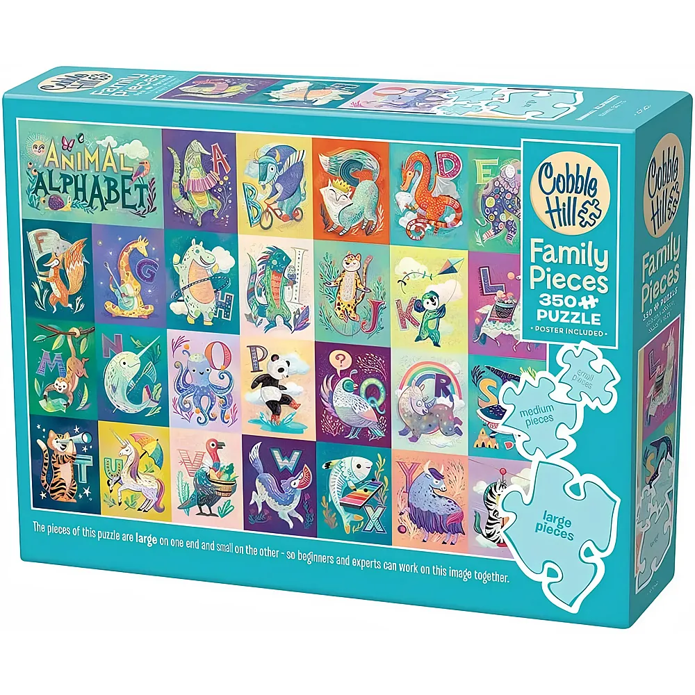 Cobble Hill Puzzle Tierisches Alphabet - 350 Teile