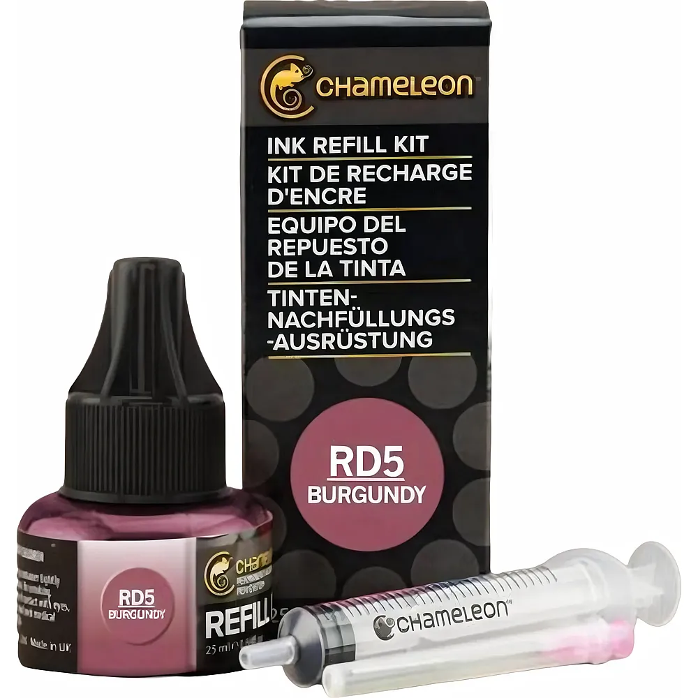 Chameleon Ink Refill 25ml - Burgundy Rd5 - Suche