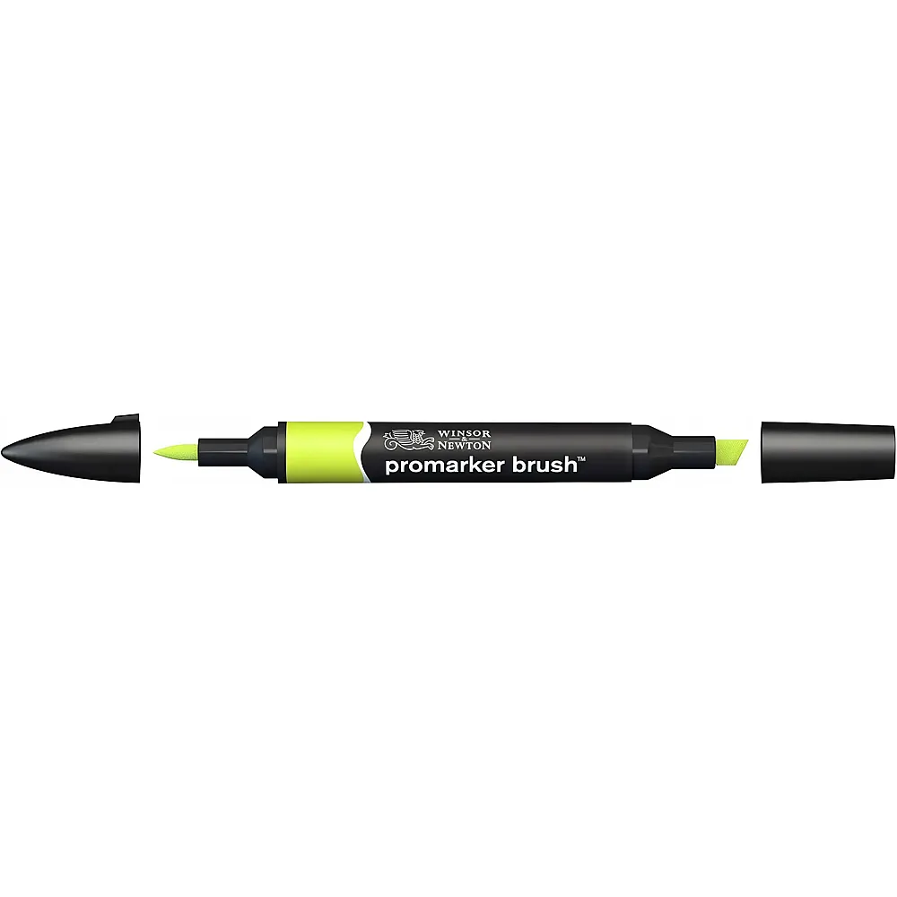 meinspielzeug - Winsor & Newton Promarker Brush mit 2 Spitzen Limettengr�n | Farbe & Kreide