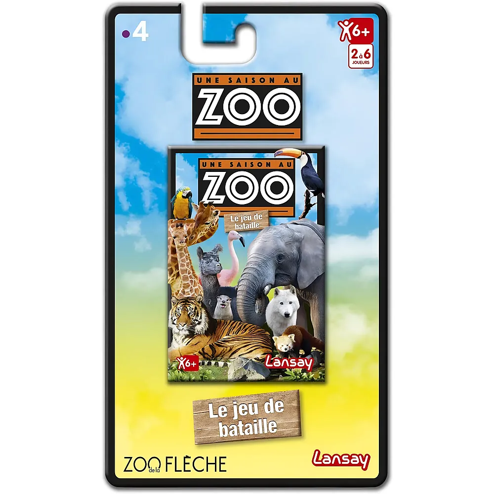 Lansay Une Saison AU Zoo Jeu de Cartes - Franais