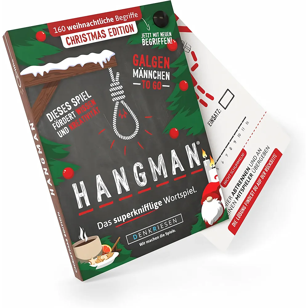 Denkriesen Hangman - Christmas Edition d - Suche