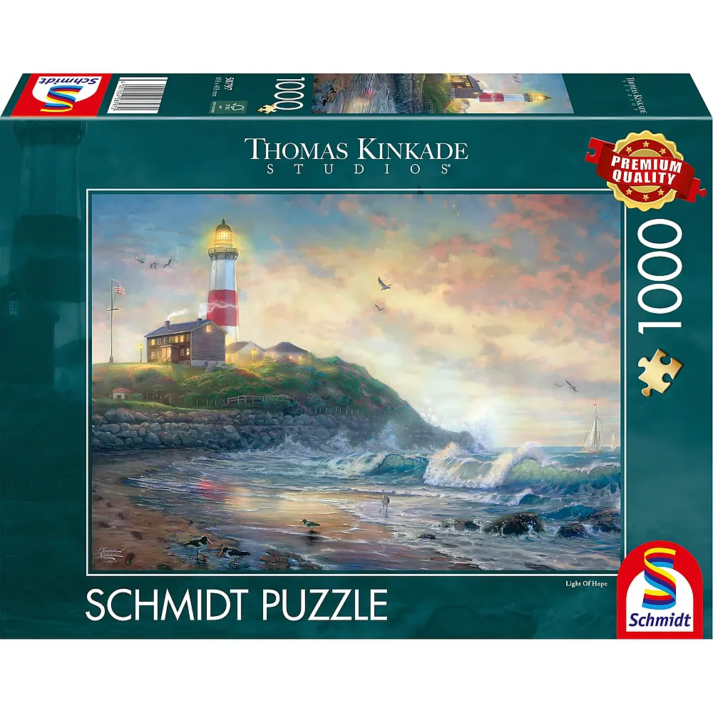 Schmidt Puzzle Thomas Kinkade Leuchtturm der Hoffnung - 1000 Teile