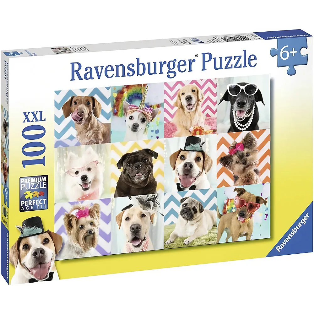 Ravensburger Puzzle Lustige Hunde - 100 Teile