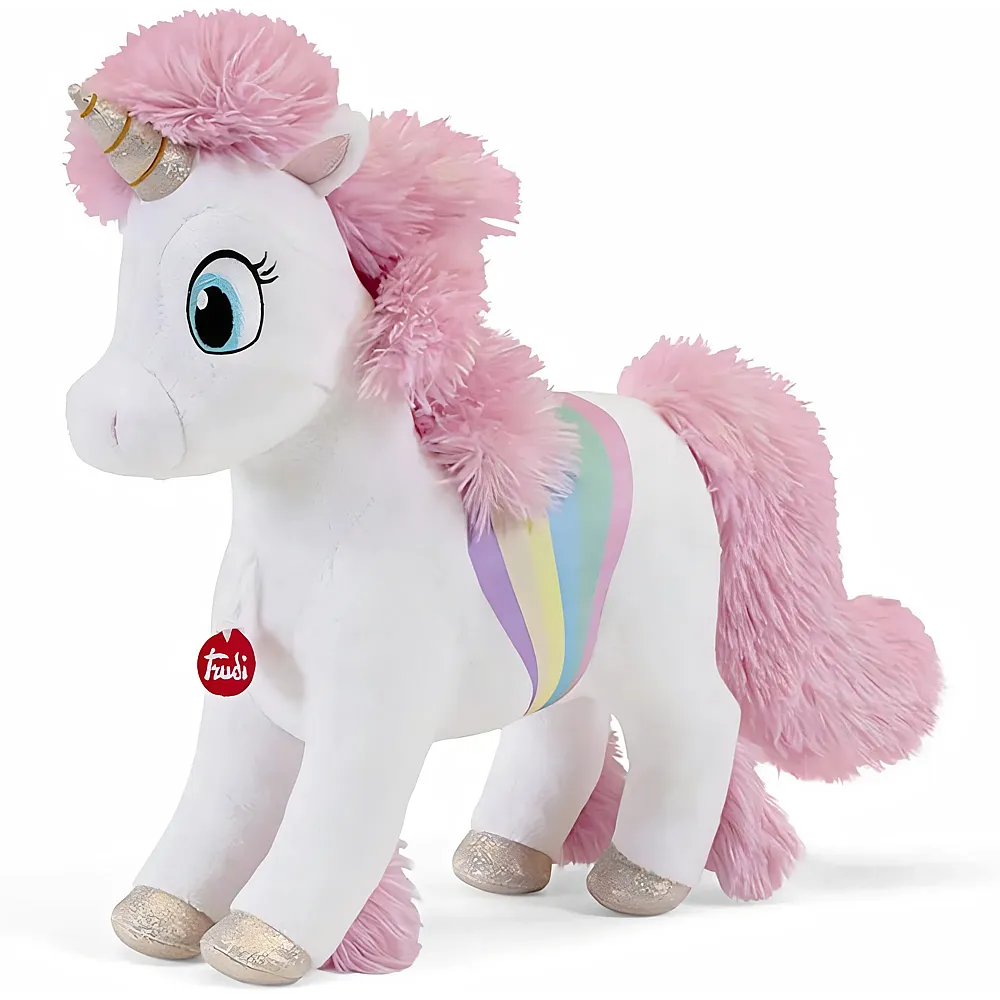 Trudi Weisses Einhorn Regenbogen - 28 cm