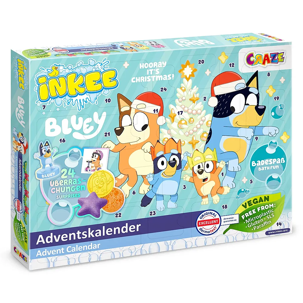 Craze Adventskalender Inkee Bluey