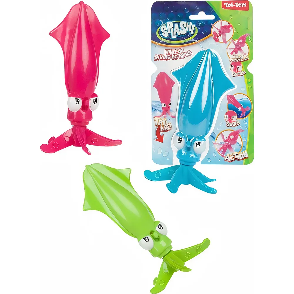 Sombo Splash Tauchspiel Oktopus ass. Wind up - Suche