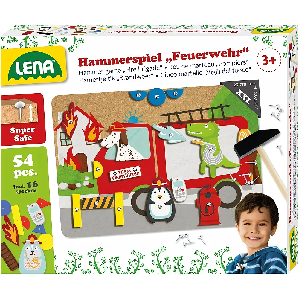 Lena Hammerspiel Feuerwehr - 54 Teile