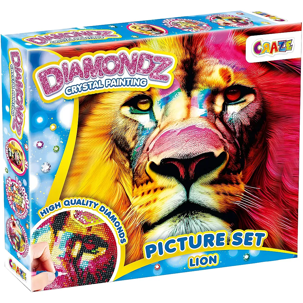 Craze Diamondz Picture Set L�we