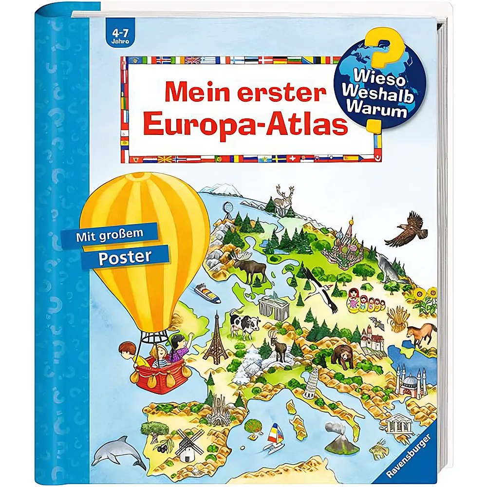 Ravensburger Wieso Weshalb Warum Mein erster Europa-Atlas