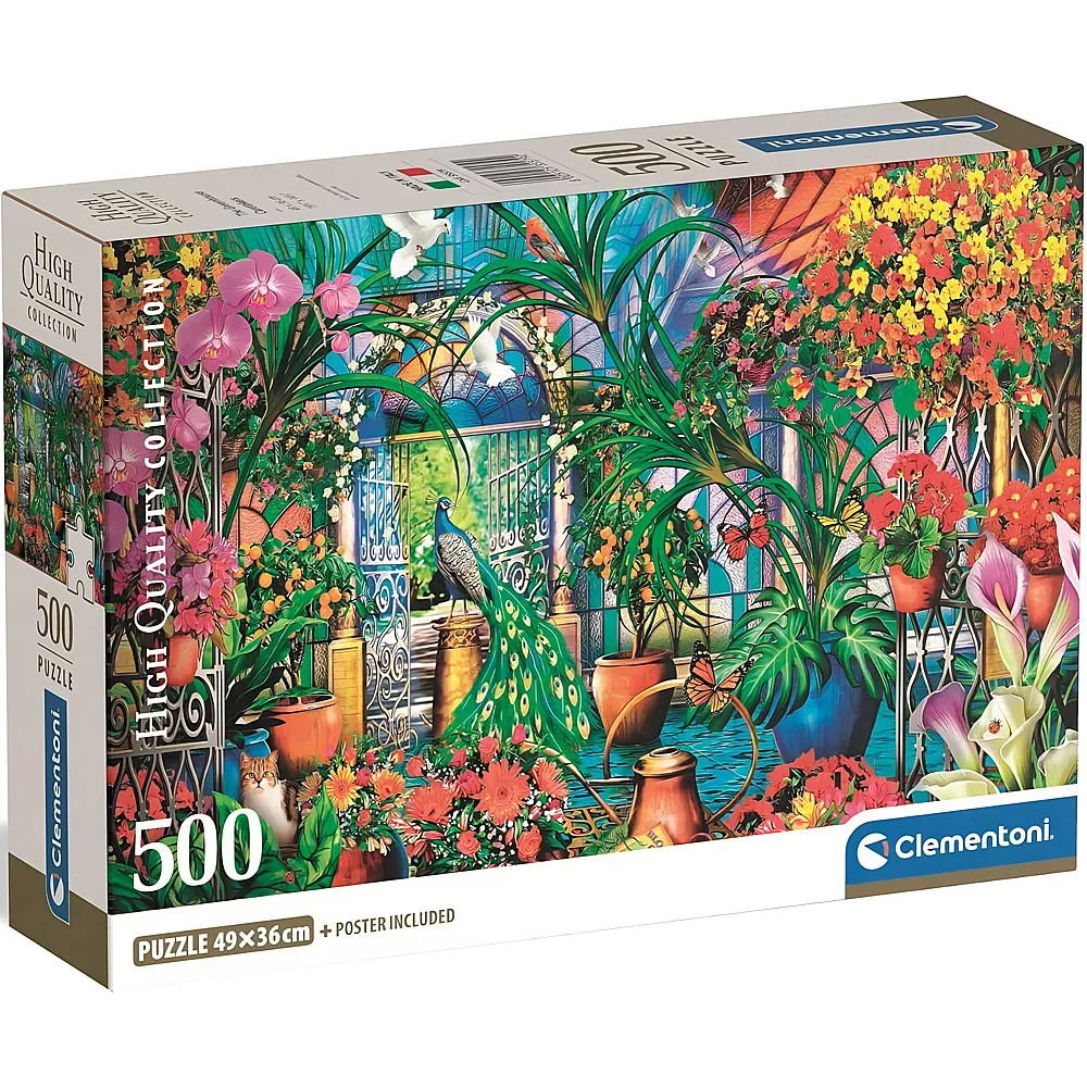 Clementoni Puzzle Die Gew�chshauspfleger - 500 Teile