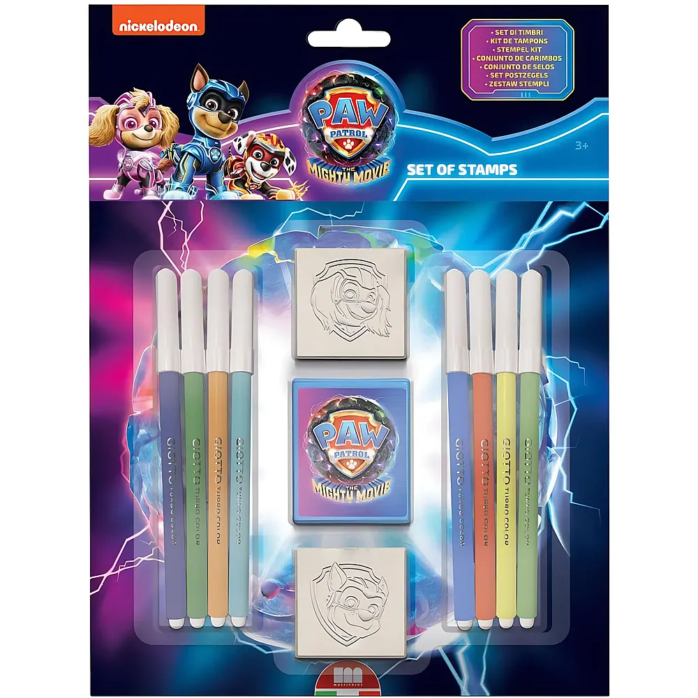 Multiprint Paw Patrol Stamp set - 11 pieces