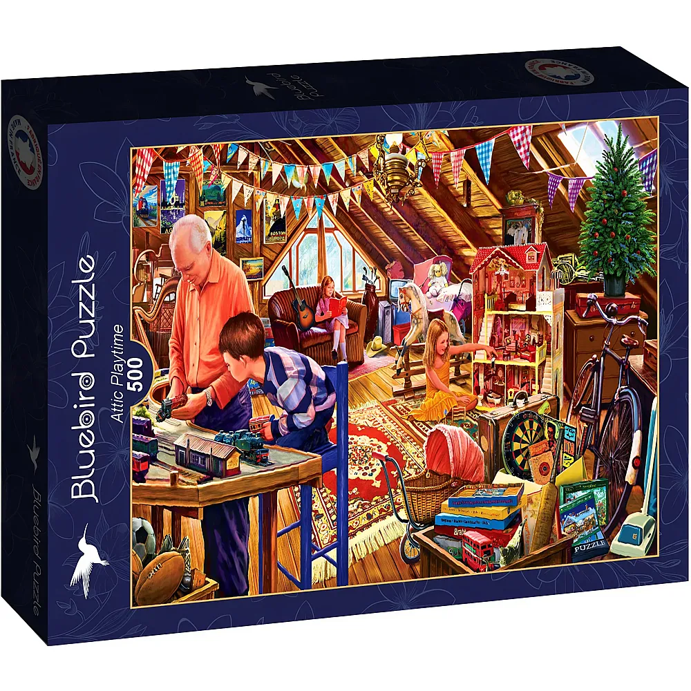 Bluebird Puzzle Steve Crisp Attic Playtime 500Teile
