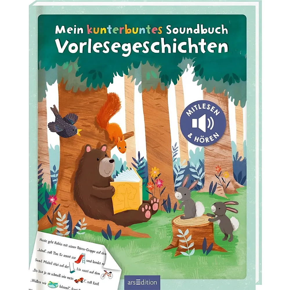 ars Edition Kunterbuntes Soundbuch  Vorlesegesch.