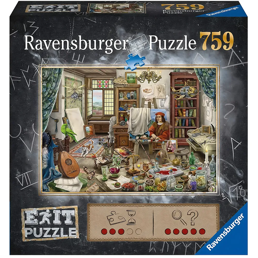 Ravensburger Puzzle Escape The Art Workshop 758Teile