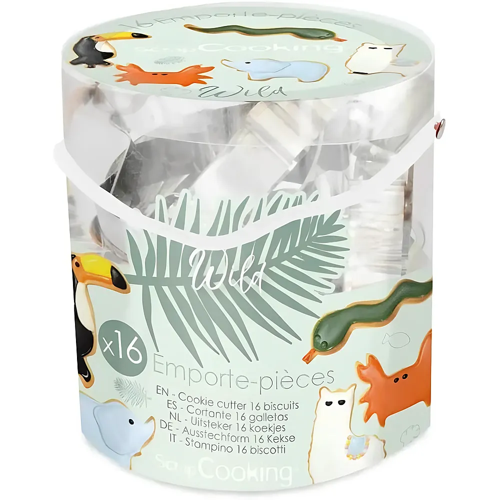 ScrapCooking Ausstechformen Wildtiere - 16 Teile