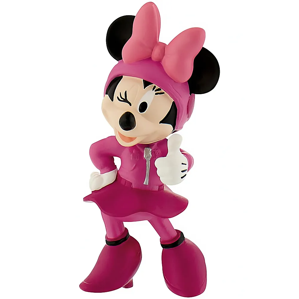 Bullyland Comic World Rennfahrerin Minnie Mouse | Disney Spielfiguren